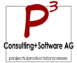 Logo: p3 Consulting + Software AG