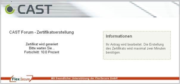 Abbildung 2: Fortschritt Fortschritt