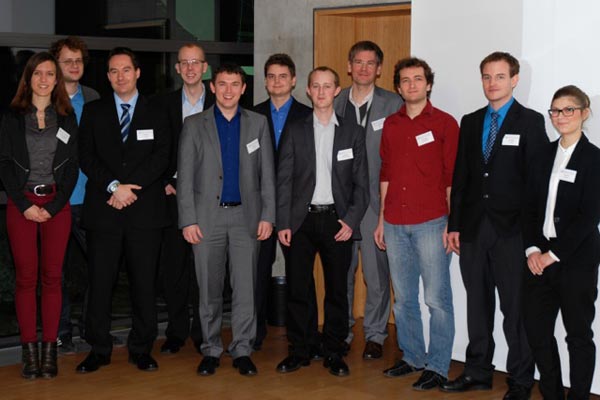 Die Preisträger des Förderpreises IT-Sicherheit 2011 und des Promotionspreises IT-Sicherheit 2011