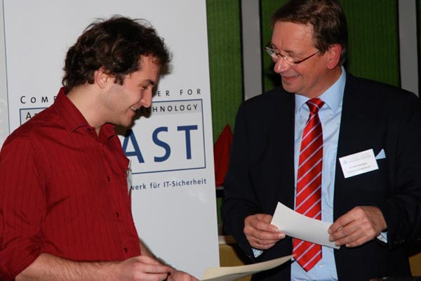 Die Preisträger des Förderpreises IT-Sicherheit 2011 und des Promotionspreises IT-Sicherheit 2011